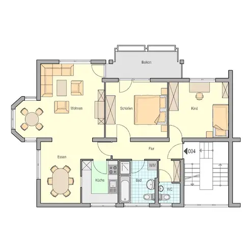 4 Zimmer Wohnung mit 85 m² in Stuttgart – Bild 1