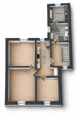 1 Zimmer Wohnung mit 35 m² in Bremen – Bild 10