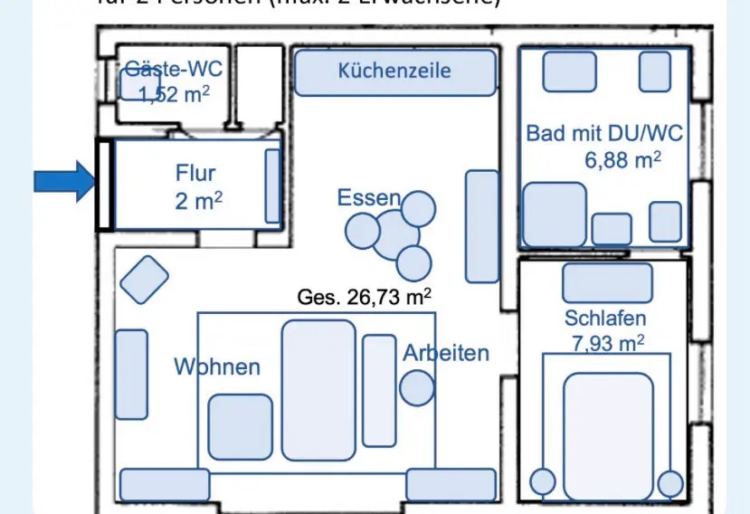WG-Zimmer mit 45 m² in Marburg – Bild 5