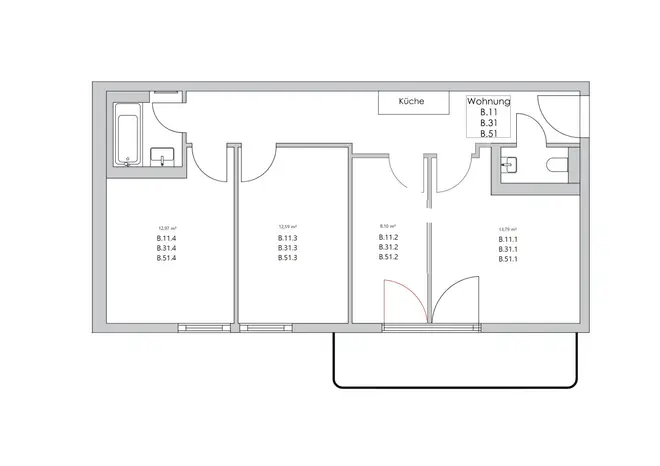 WG-Zimmer mit 12 m² in Berlin – Bild 4