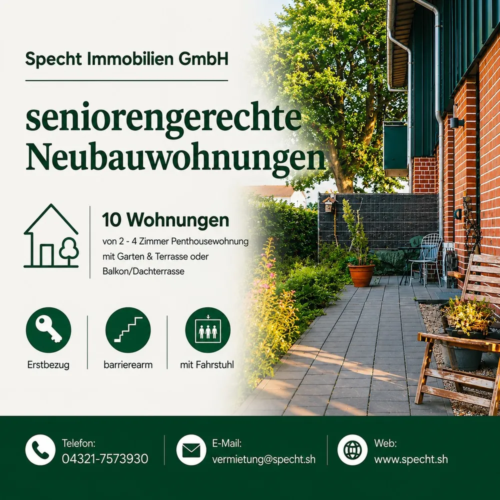 2 Zimmer Wohnung mit 45 m² in Neumünster – Bild 1