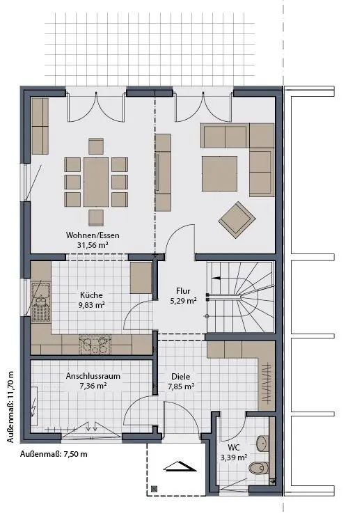 4 Zimmer Haus mit 125 m² in Königswinter – Bild 4