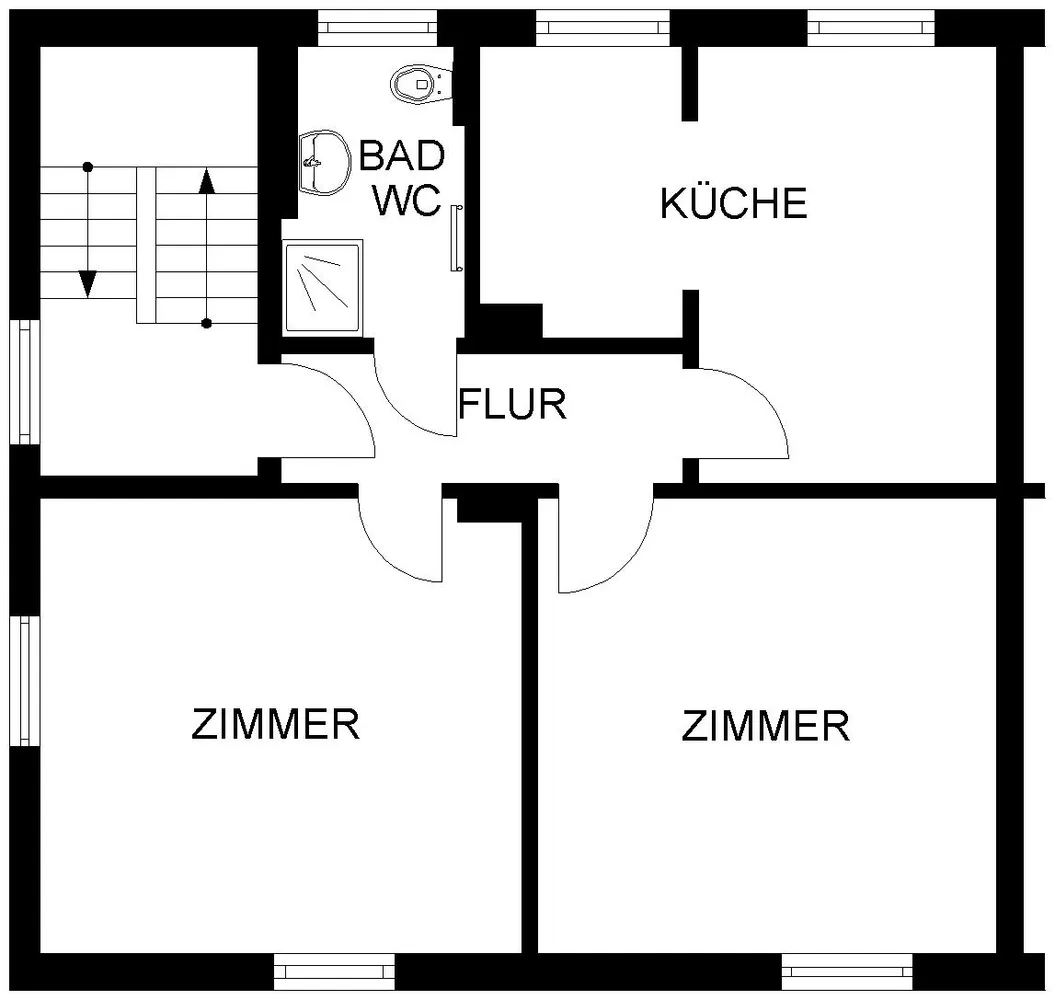 2 Zimmer Wohnung mit 64 m² in Hagen – Bild 2