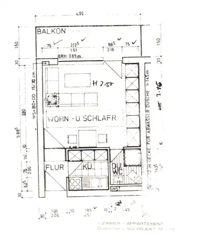 1 Zimmer Wohnung mit 31 m² in Saarbrücken – Bild 9