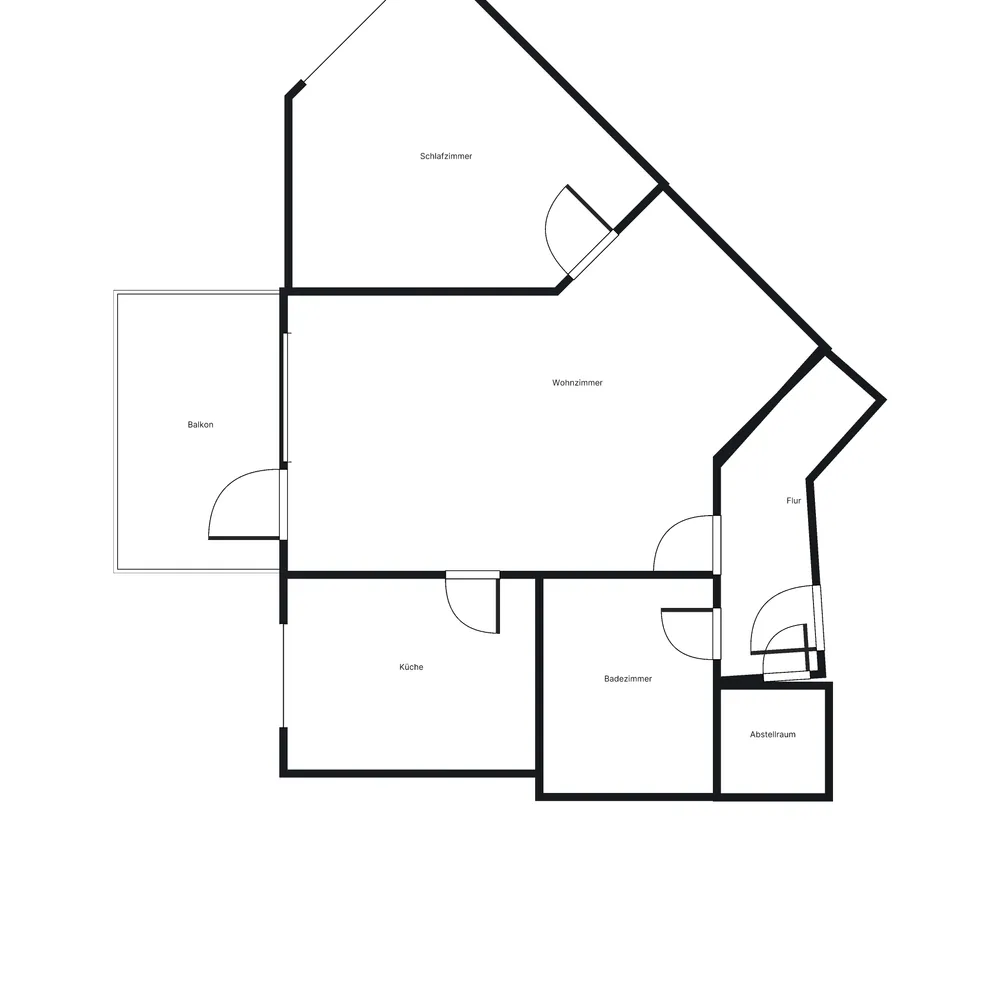 2 Zimmer Wohnung mit 56 m² in Hannover – Bild 1