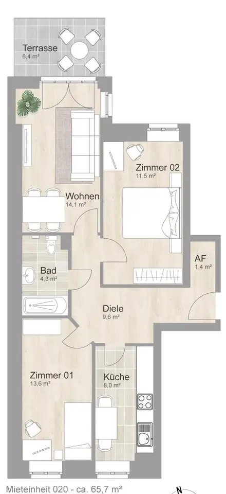 WG-Zimmer mit 15 m² in Leipzig – Bild 6