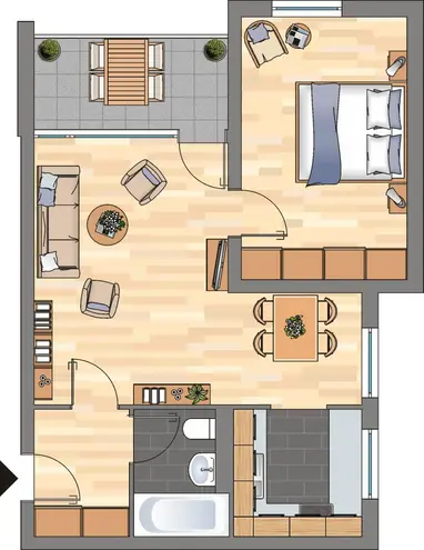 2 Zimmer Wohnung mit 51 m² in Wuppertal – Bild 2