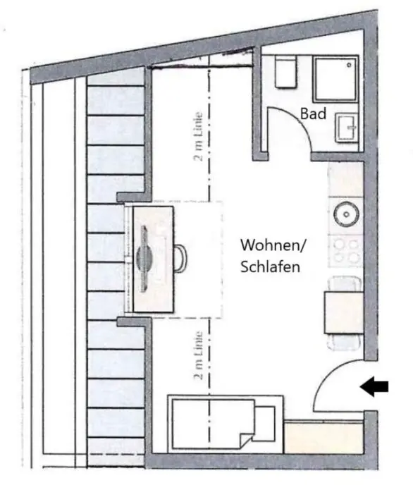 Studio mit 23 m² in Ingolstadt – Bild 5