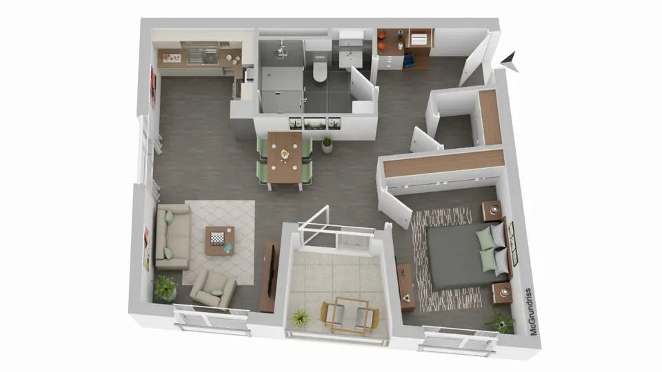 2 Zimmer Wohnung mit 49 m² in Kempten – Bild 8