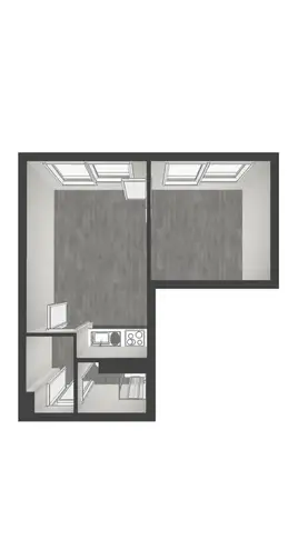 2 Zimmer Wohnung mit 34 m² in Halle (Saale) – Bild 11