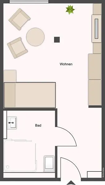 Studio mit 45 m² in Lüdenscheid – Bild 4