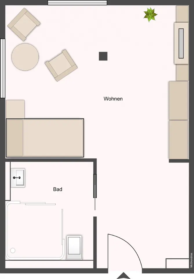 Studio mit 45 m² in Lüdenscheid – Bild 6
