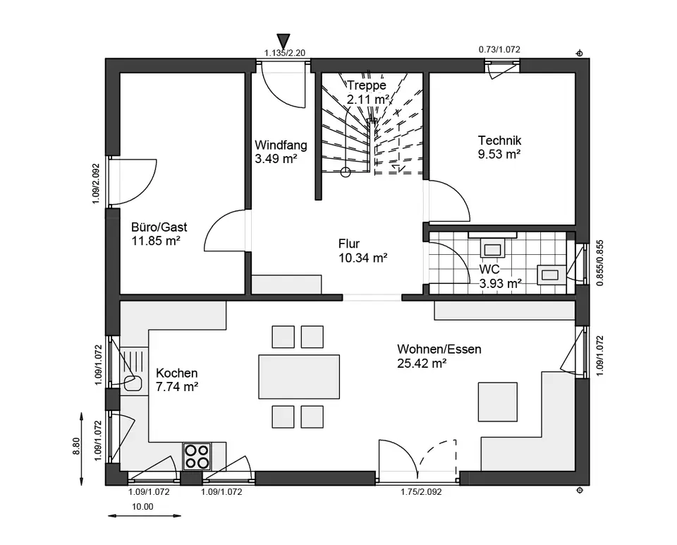 4 Zimmer Haus mit 150 m² in Osnabrück – Bild 2