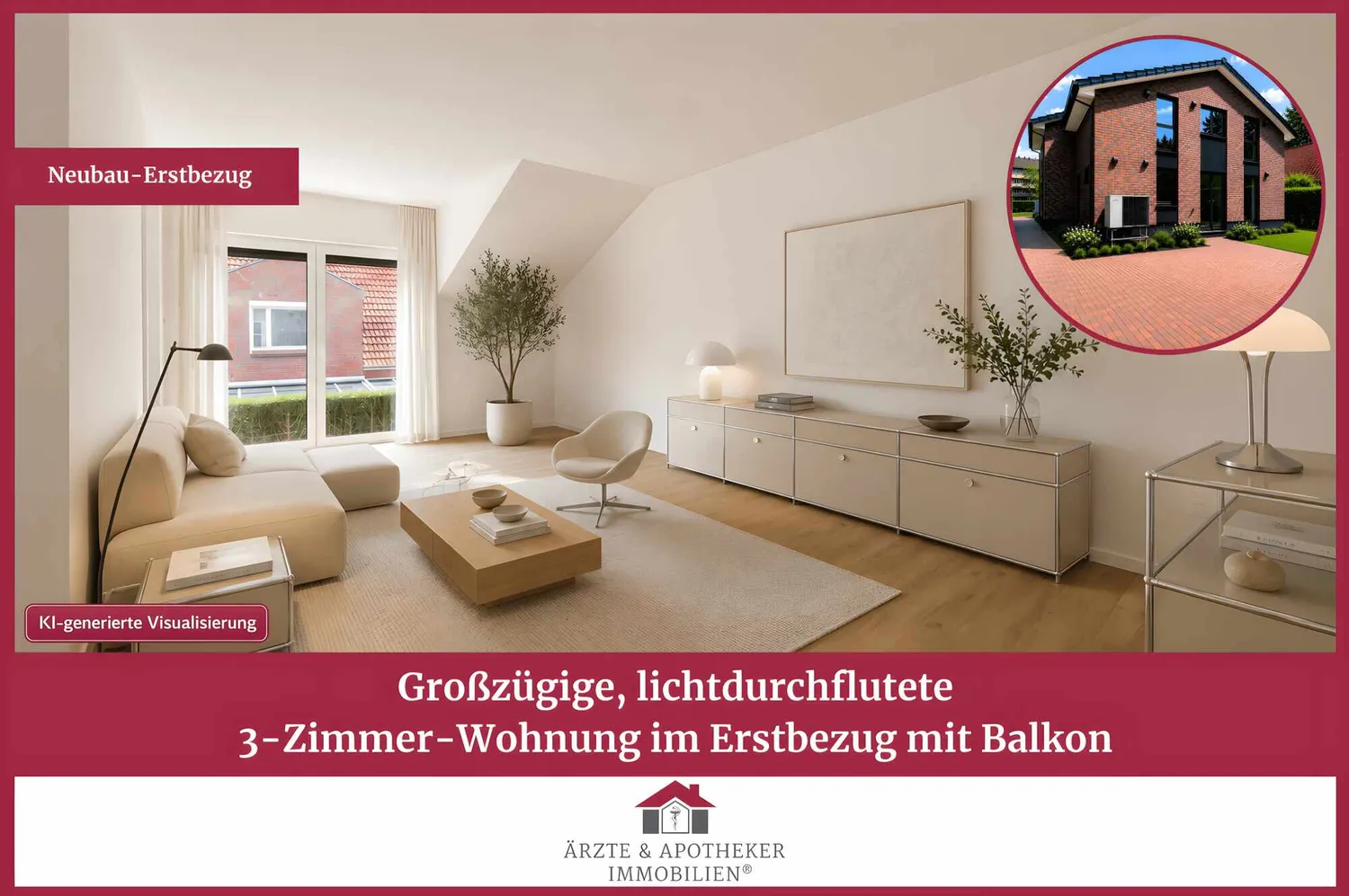 3 Zimmer Wohnung mit 61 m² in Hamburg – Bild 1