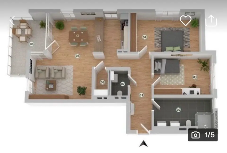 3 Zimmer Wohnung mit 70 m² in Weingarten – Bild 8