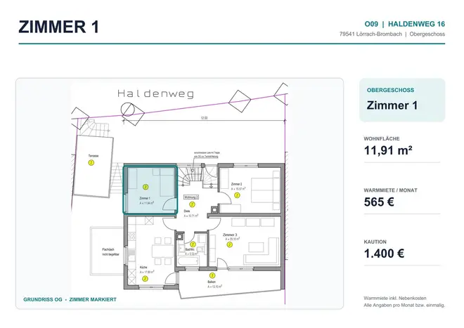 WG-Zimmer in Lörrach – Bild 9