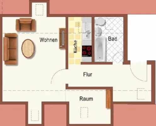 WG-Zimmer mit 34 m² in Frankfurt (Oder) – Bild 4