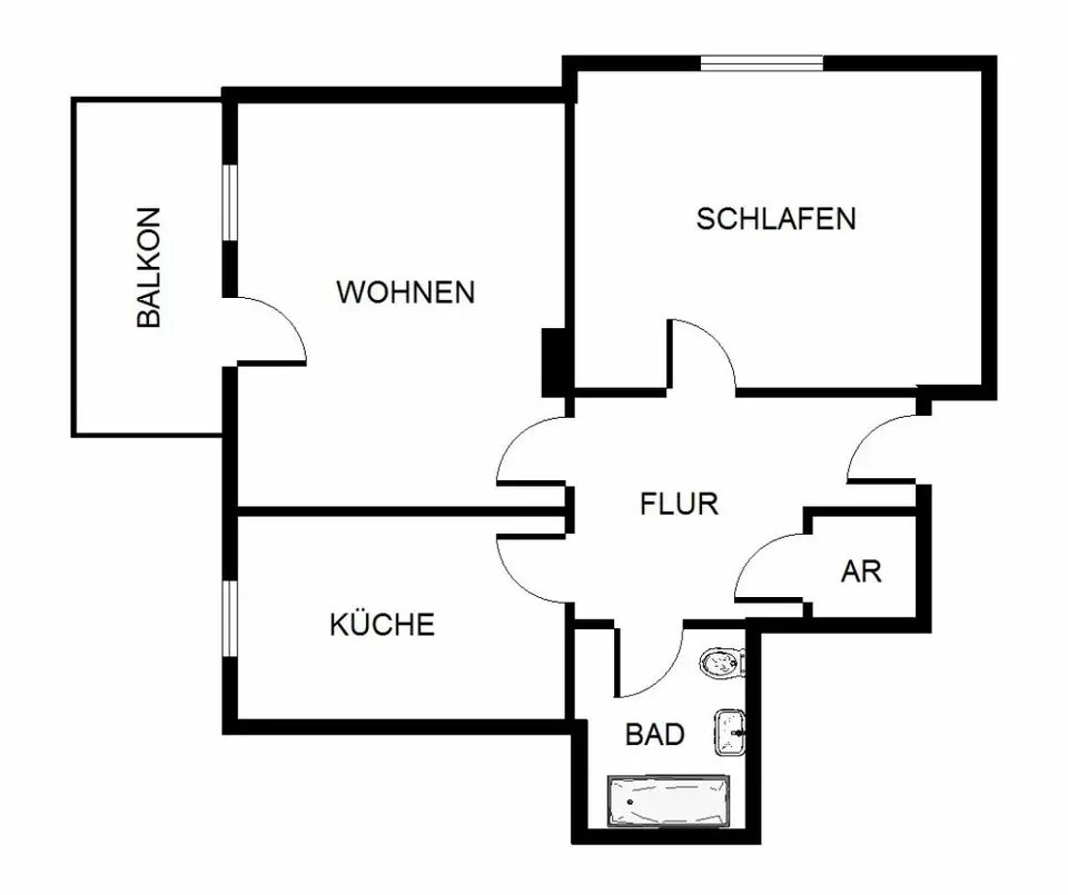 2 Zimmer Wohnung mit 58 m² in Gelsenkirchen – Bild 10