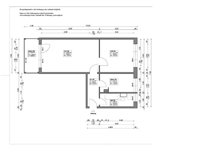 2 Zimmer Wohnung mit 52 m² in Halle (Saale) – Bild 6