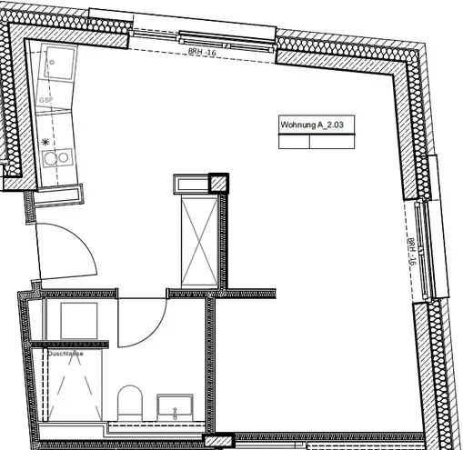 1 Zimmer Wohnung mit 37 m² in Oldenburg – Bild 9