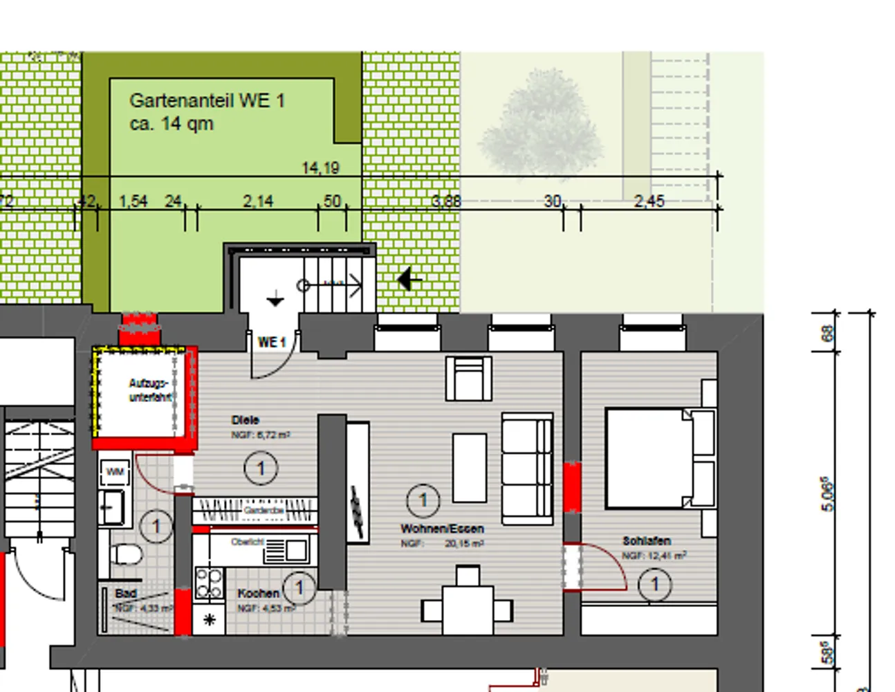 2 Zimmer Wohnung mit 48 m² in Leipzig – Bild 2