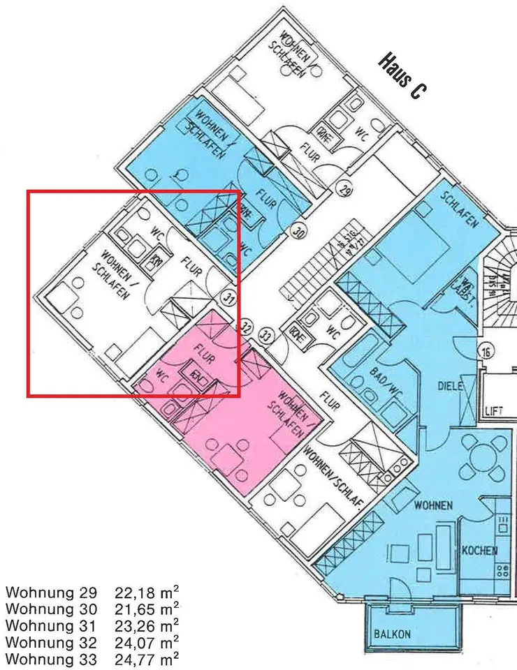 2 Zimmer Wohnung mit 23 m² in Bayreuth – Bild 7