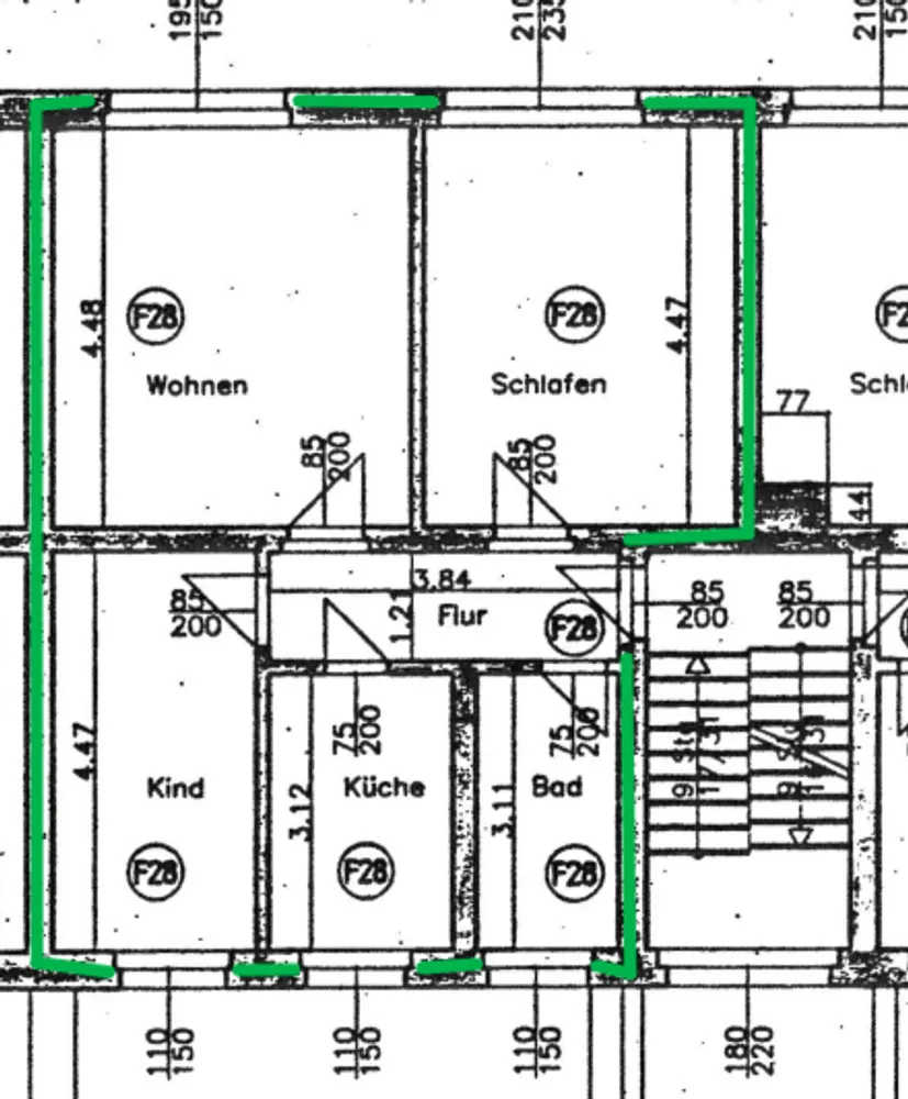3 Zimmer Wohnung mit 58 m² in Neubrandenburg – Bild 5