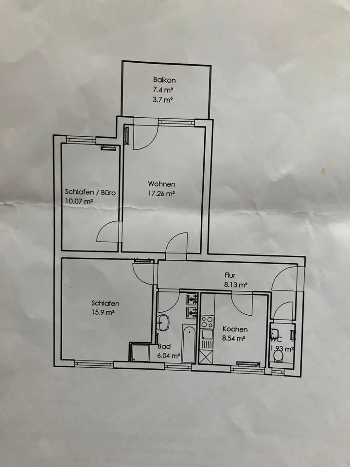 3 Zimmer Wohnung mit 72 m² in Bamberg – Bild 5