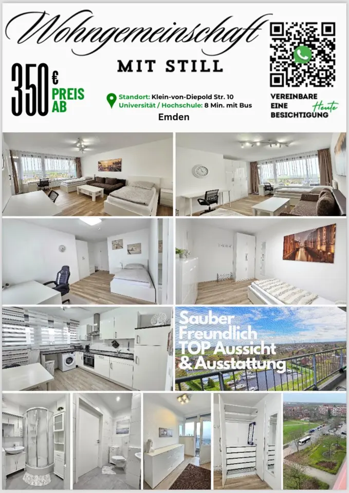 WG-Zimmer mit 16 m² in Emden – Bild 10