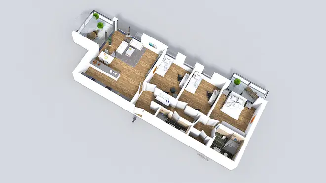 4 Zimmer Wohnung mit 112 m² in Dortmund – Bild 4