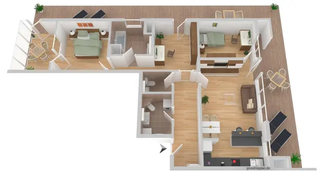 4 Zimmer Wohnung mit 120 m² in Augsburg – Bild 6