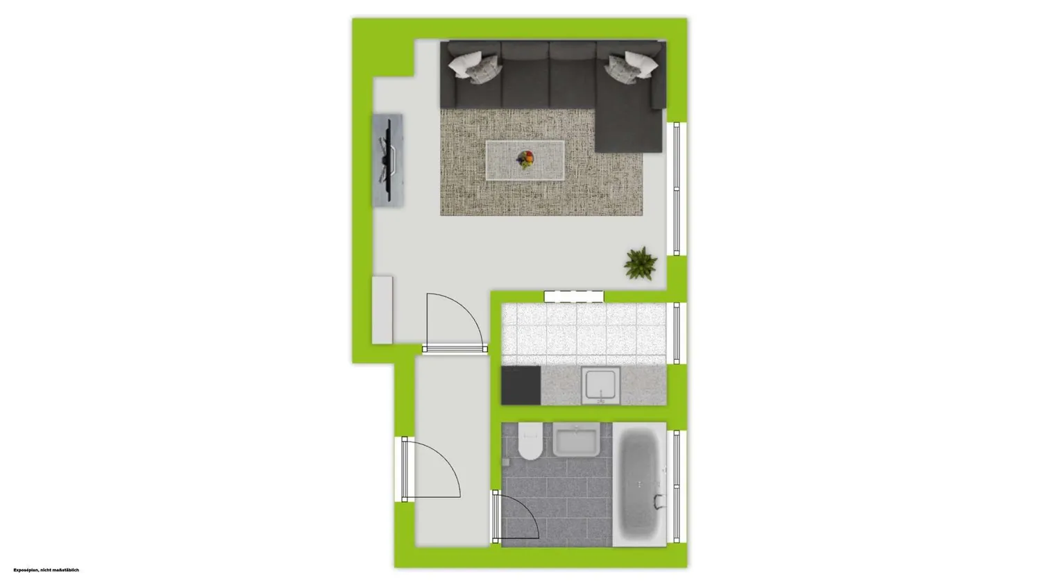 1 Zimmer Wohnung mit 28 m² in Passau – Bild 9