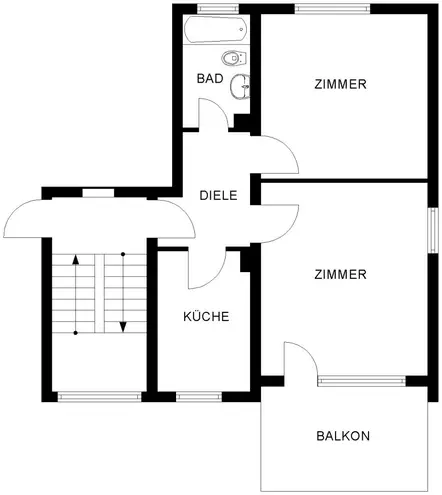 2 Zimmer Wohnung mit 52 m² in Bochum – Bild 3
