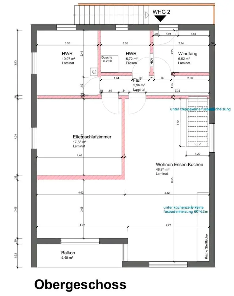 6 Zimmer Wohnung mit 160 m² in Cham – Bild 2