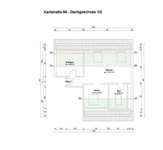 2 Zimmer Wohnung mit 35 m² in Darmstadt – Bild 7
