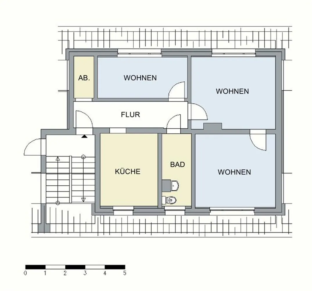3 Zimmer Wohnung mit 65 m² in Neubrandenburg – Bild 5