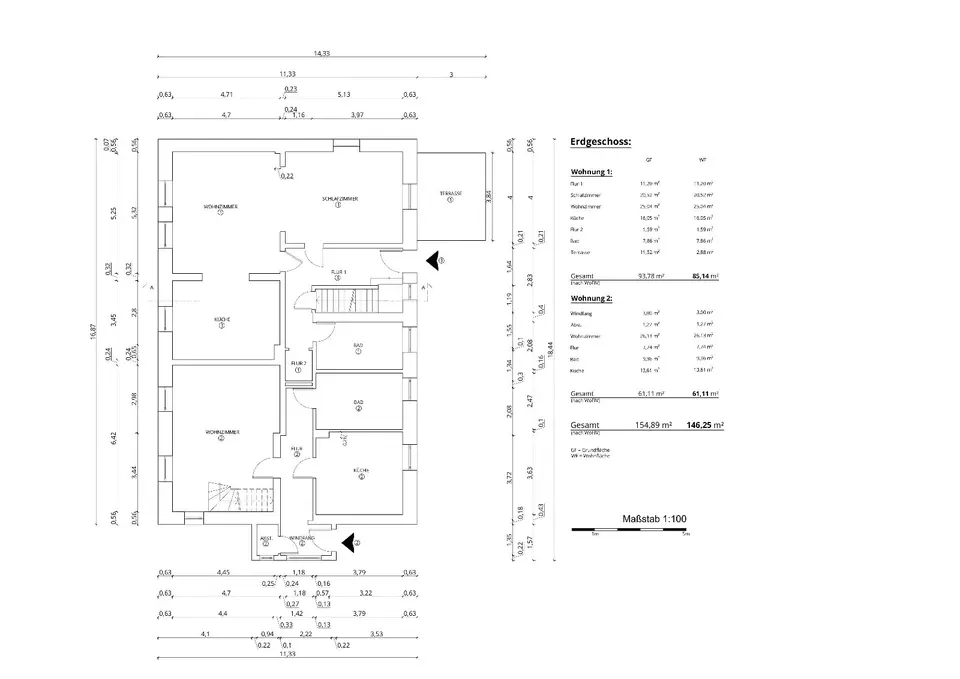 3 Zimmer Haus mit 117 m² in Löbau – Bild 4