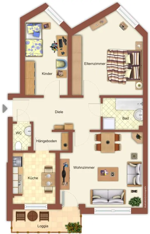 3 Zimmer Wohnung mit 72 m² in Mönchengladbach – Bild 9