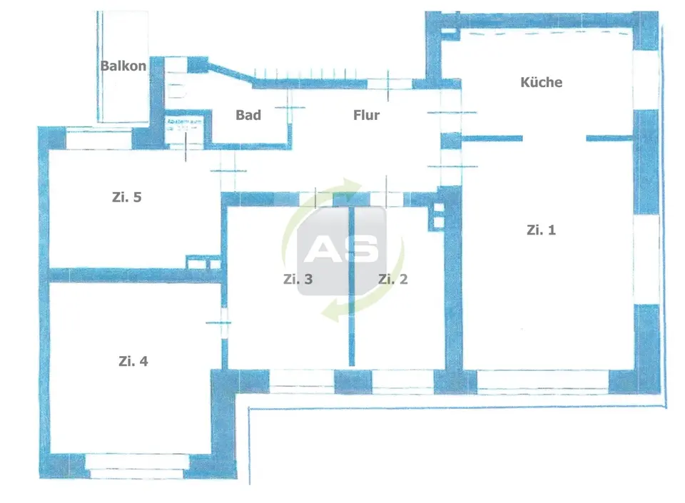 5 Zimmer Wohnung mit 104 m² in Zwickau – Bild 4