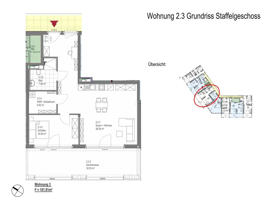 2 Zimmer Wohnung mit 102 m² in Flensburg – Bild 6