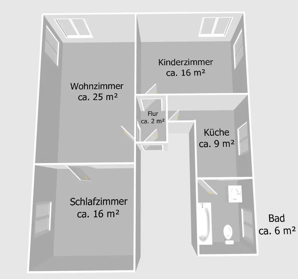 3 Zimmer Wohnung mit 74 m² in Wernigerode – Bild 5