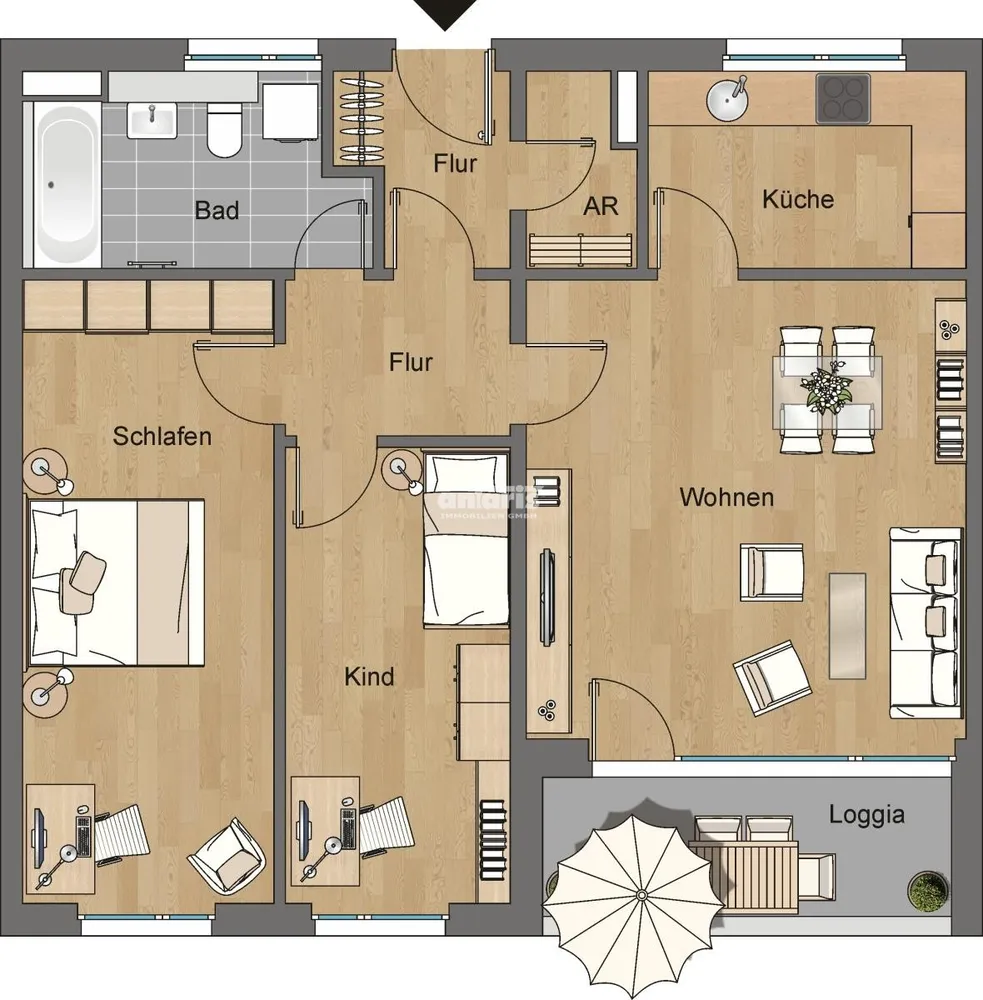 3 Zimmer Wohnung mit 84 m² in Erfurt – Bild 10