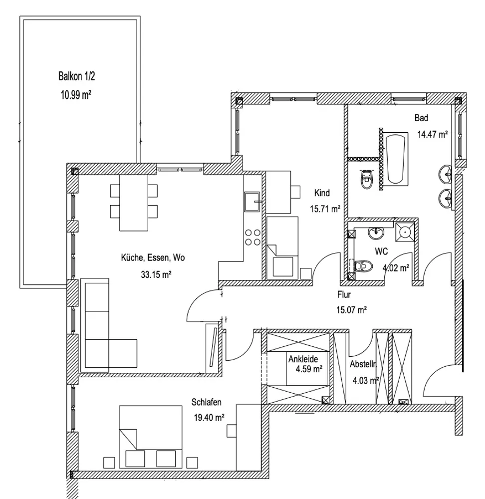 3 Zimmer Wohnung mit 121 m² in Landshut – Bild 6