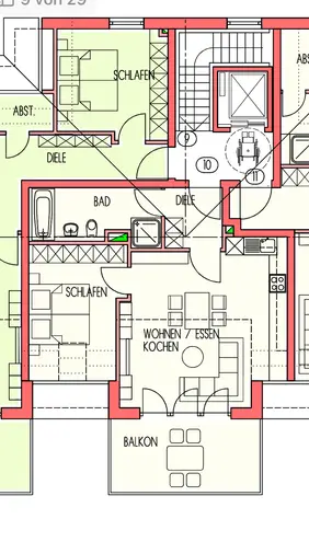 2 Zimmer Wohnung mit 58 m² in Ingolstadt – Bild 9