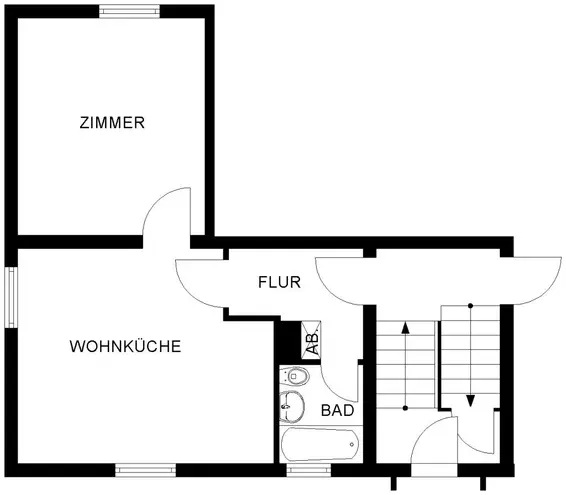 2 Zimmer Wohnung mit 37 m² in Bochum – Bild 2