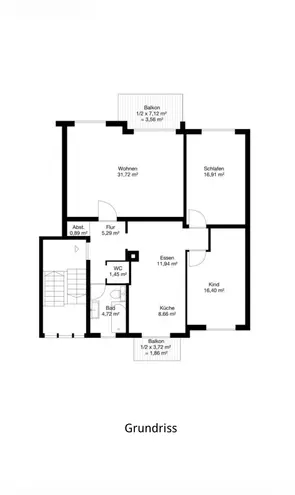 2 Zimmer Wohnung mit 16 m² in Freiburg im Breisgau – Bild 5