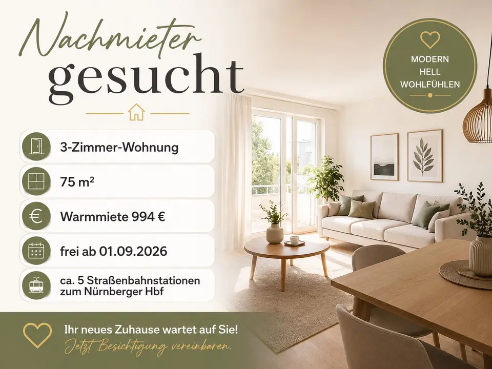 3 Zimmer Wohnung mit 77 m² in Fürth – Bild 8