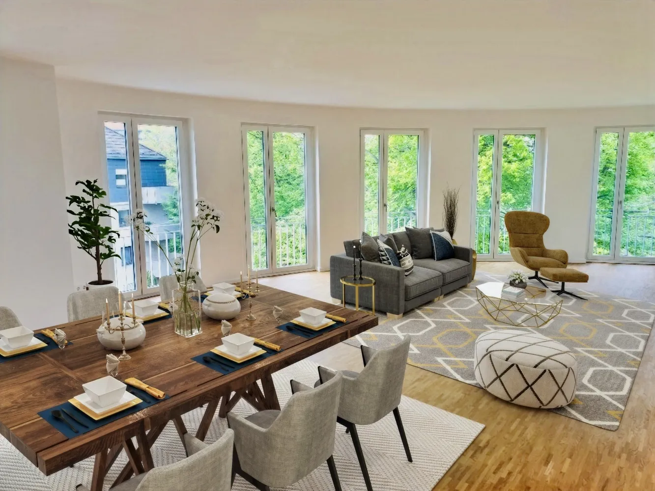 3 Zimmer Wohnung mit 168 m² in Frankfurt am Main – Bild 1