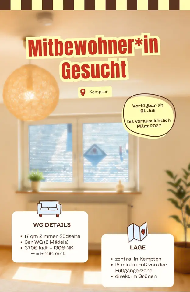 WG-Zimmer mit 62 m² in Kempten – Bild 10