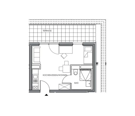 1 Zimmer Wohnung mit 37 m² in Aachen – Bild 5